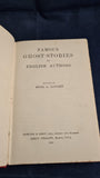 Adam L Gowans - Famous Ghost Stories by English Authors, Gowans & Gray, 1920