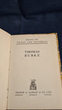 Thomas Burke - Essays of To-Day and Yesterday, George G Harrap, 1928, First Edition