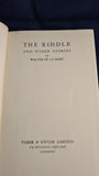 Walter de la Mare - The Riddle and Other Stories, Faber & Gwyer, 1923