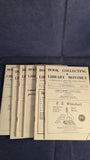 Book Collecting & Library Monthly Magazines, Numbers 25-30, 1970