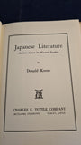 Donald Keene - Japanese Literature, Charles E Tuttle, 1955