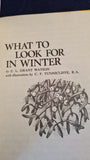 E Grant Watson - What To Look For In Winter, 1959, Ladybird Nature Book