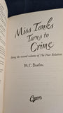 M C Beaton - Miss Tonks Turns to Crime, Canvas, 2013, Paperbacks