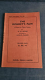 W W Jacobs - The Monkey's Paw, A Story in Three Scenes, Samuel French, 1910