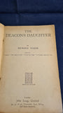 Richard Marsh - The Deacon's Daughter, John Long, 1928