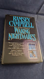 Ramsey Campbell - Waking Nightmares, Tom Doherty, 1991, 1st Edition, Signed, Letter, Association copy