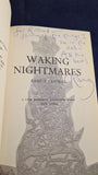 Ramsey Campbell - Waking Nightmares, Tom Doherty, 1991, 1st Edition, Signed, Letter, Association copy