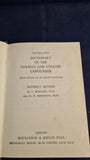 L Borinski - Wichmann's Dictionary of the German & English Languages, Routledge, 1966