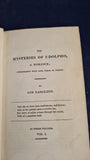 Ann Radcliffe - The Mysteries of Udolpho, Volume I, II & III, A Romance, 1820