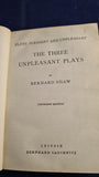 Bernard Shaw - The Three Unpleasant Plays, Bernhard Tauchnitz, Copyright Edition