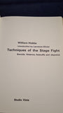 William Hobbs - Techniques of the Stage Fight, Studio Vista, 1967, First Edition