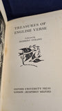 Herbert Strang - Treasures of English Verse, Oxford University Press, 1934
