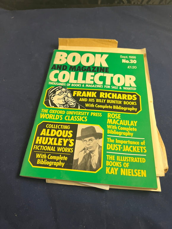 Magazine Collector Number 30 September 1986