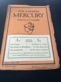 The London Mercury, Volume XXVII, No. 162, April 1933, J.C Squire,