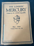 The London Mercury, Volume XXX, No. 175, May 1934, J.C Squire,