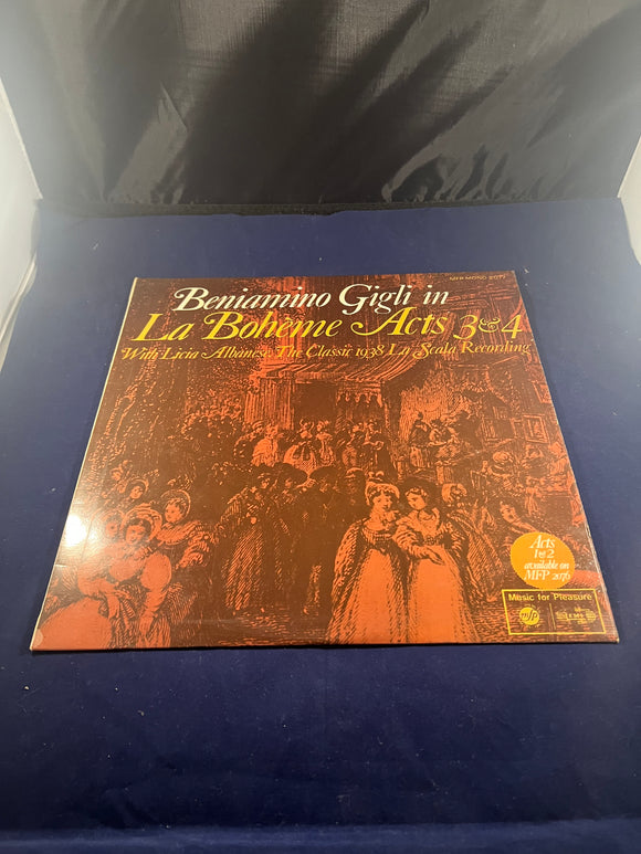 Beniamino Gigli - La Bohème Acts 3 & 4, Recorded 1938, MFP Records