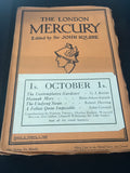 The London Mercury, Volume XXVIII, No. 168, October 1933, J.C Squire,