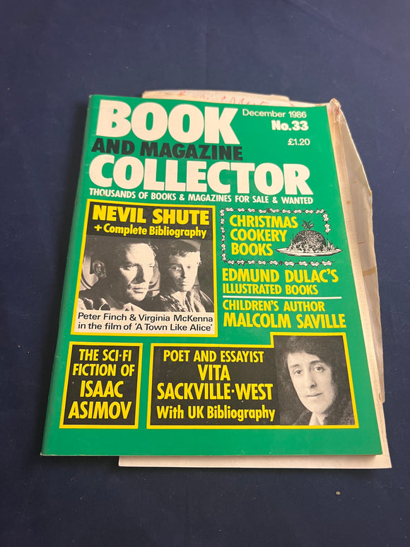 Magazine Collector Number 33 December 1986