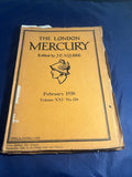 The London Mercury, Volume XXI, No. 124, February 1930, J.C Squire,