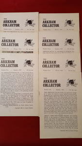 August Derleth copyright - The Arkham Collector, 1967 - 1971, 10 booklets
