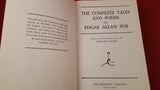 Edgar Allan Poe - The Complete Tales And Poems, The Modern Library, 1938, 1st Edition