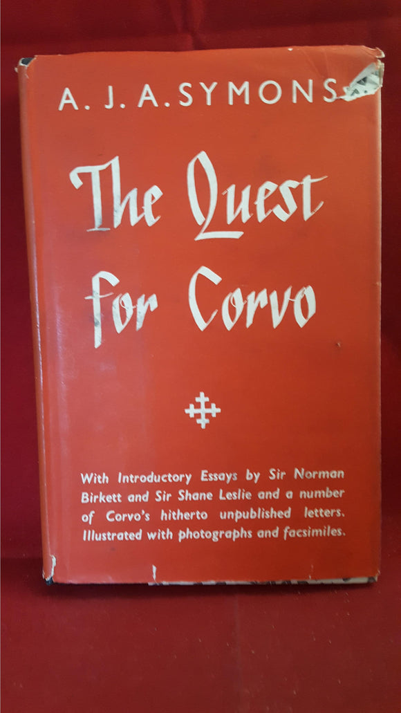 A J A Symons - The Quest for Corvo, The Folio Society, 1952