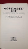 H Hesketh Prichard - November Joe - The Detective Of The Woods, Vintage Crime Classics, 1985