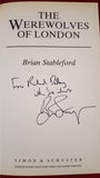 Brian Stableford - The Werewolves Of London, Simon & Schuster, 1990, 1st Edition, Signed