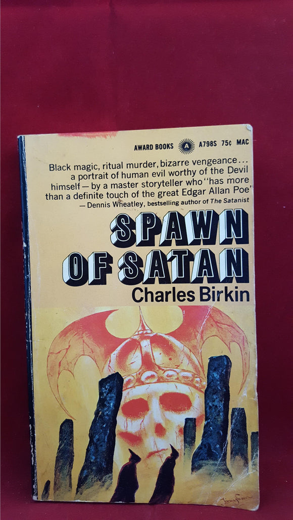 Charles Birkin - Spawn Of Satan, Award Books, 1970, 1st Edition