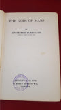 Edgar Rice Burroughs - The Gods Of Mars, Methuen & Co, 1920, 1st Edition & 1st Printing