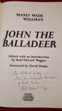 Manly Wade Wellman - John the Balladeer, Baen Books, 1988, 1st Edition, Signed