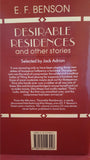 E F Benson - Desirable Residences, Oxford University, 1991, 1st Edition