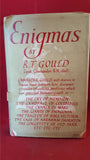 R T Gould - Enigmas, Geoffrey Bles, 1946, Signed, Inscribed
