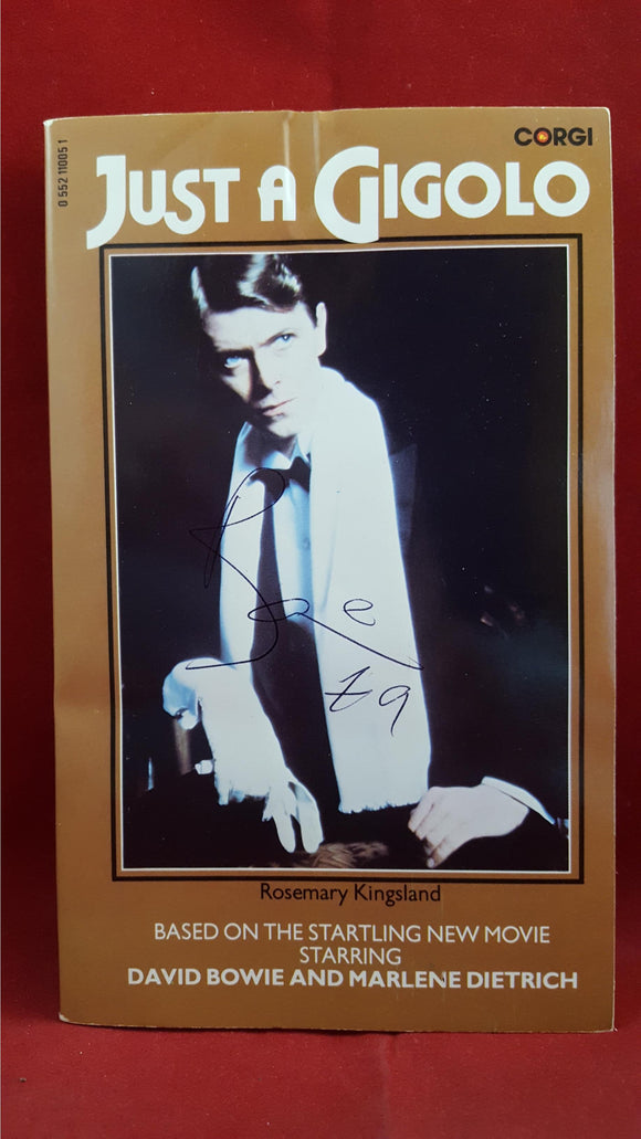 Rosemary Kingsland - Just A Gigolo, Corgi Books, 1979, 1st GB, Signed