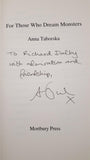 Anna Taborska - For Those Who Dream Monsters, Mortbury Press, 2013, 1st, Signed