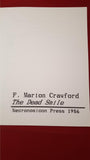 F Marion Crawford - The Dead Smile, Necronomicon Press, 1986