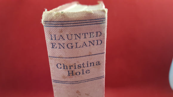 Christina Hole - Haunted England, Scribner's, 1941, 1st US Edition