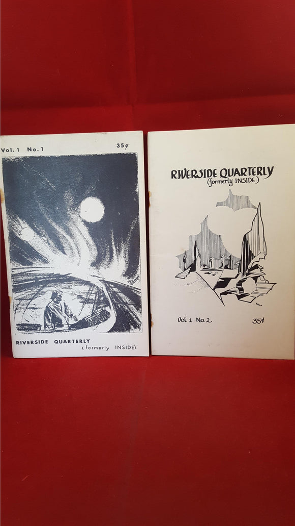 Riverside Quarterly Vol. 1 No. 1 & Vol.1 No. 2, Aug & Nov 1964, Leland Sapiro