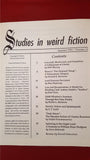 Studies in Weird Fiction 13, Summer 1993, Necronomicon Press