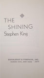 Stephen King - The Shining, Doubleday, 1977, 1st Edition