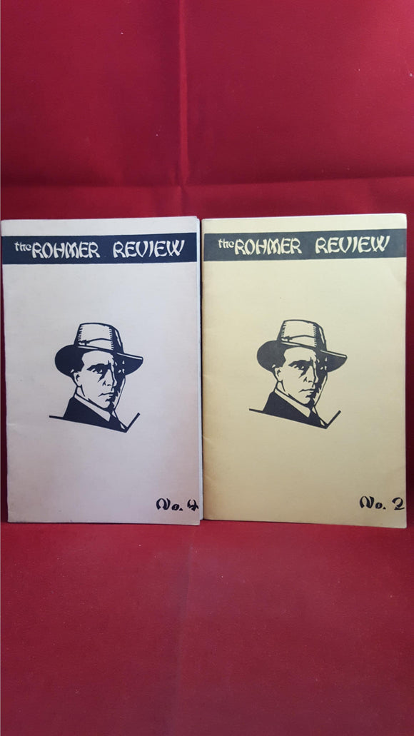 Sax Rohmer - the Rohmer Review, Number 2 1969 & Number 4 1970