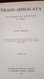 Sven Hedin - Trans-Himalaya Volume I & II & III, Macmillan, 1909 & 1913