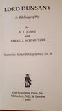Lord Dunsany - A Bibliography by S T Joshi, Scarecrow, 1993, Review copy Letters