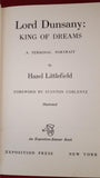 Hazel Littlefield - Lord Dunsany: King of Dreams, Exposition, 1959, 1st Edition