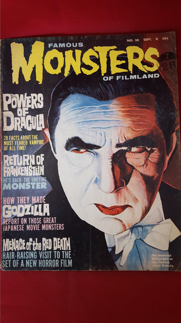 Famous Monsters Of Filmland Number 30 September 1964