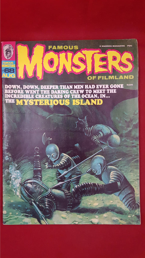 Famous Monsters Of Filmland Number 68 August 1970