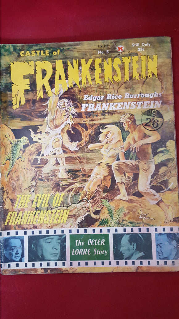 Castle Of Frankenstein Volume 2 Number 1, 1964, Gothic Castle Publishing Co