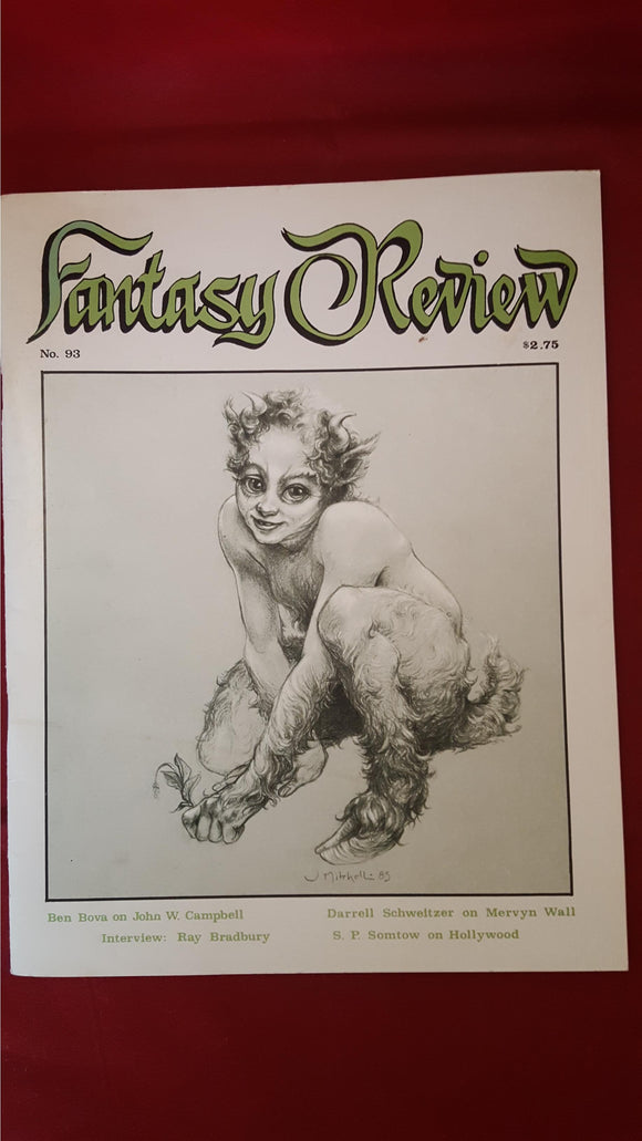 Fantasy Review Number 93 - Robert A Collins,  July/August 1986