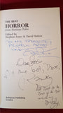 Stephen Jones/David Sutton-The Best Horror, Robinson, 1988, 1st Edition, 14 Signatures