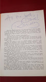 Ramsey Campbell - Through The Walls, BFS Booklet, 1981, 1st, Signed, Limited